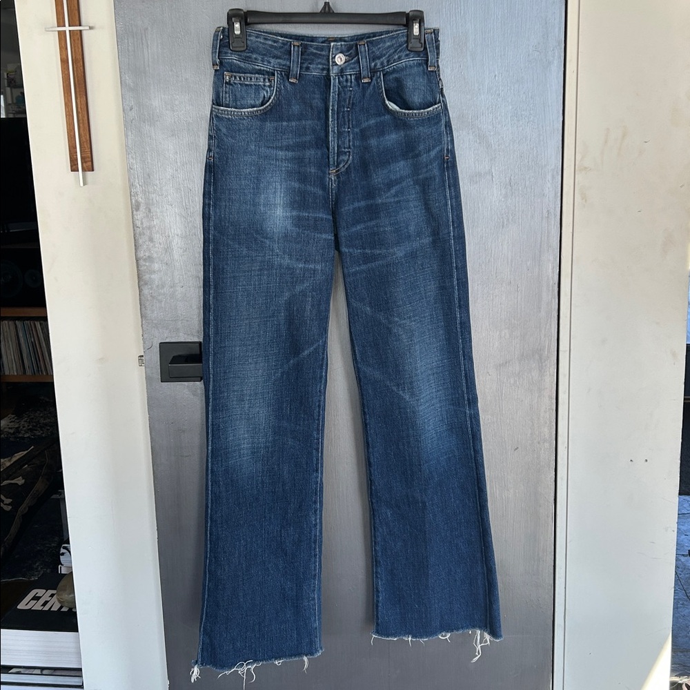 Citizens Of Humanity high-rise button, butterfly jeans Jeans